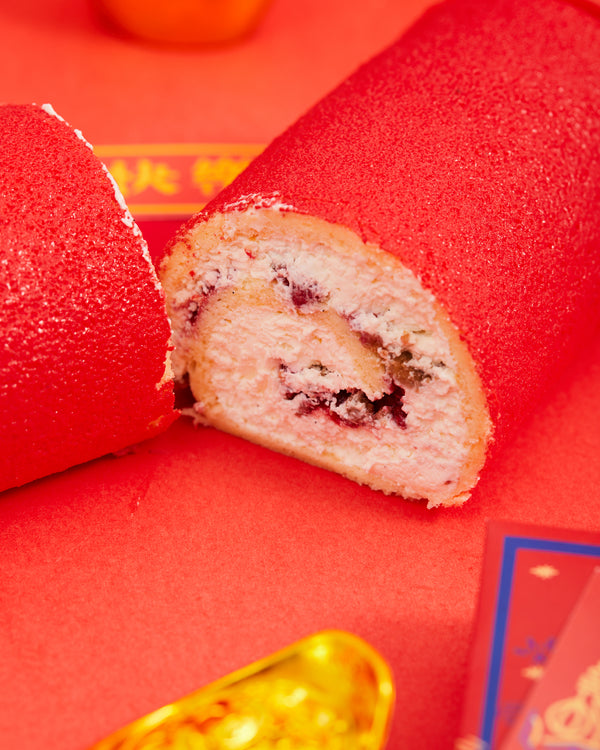 Chinese New Year Firecracker Roll Cake