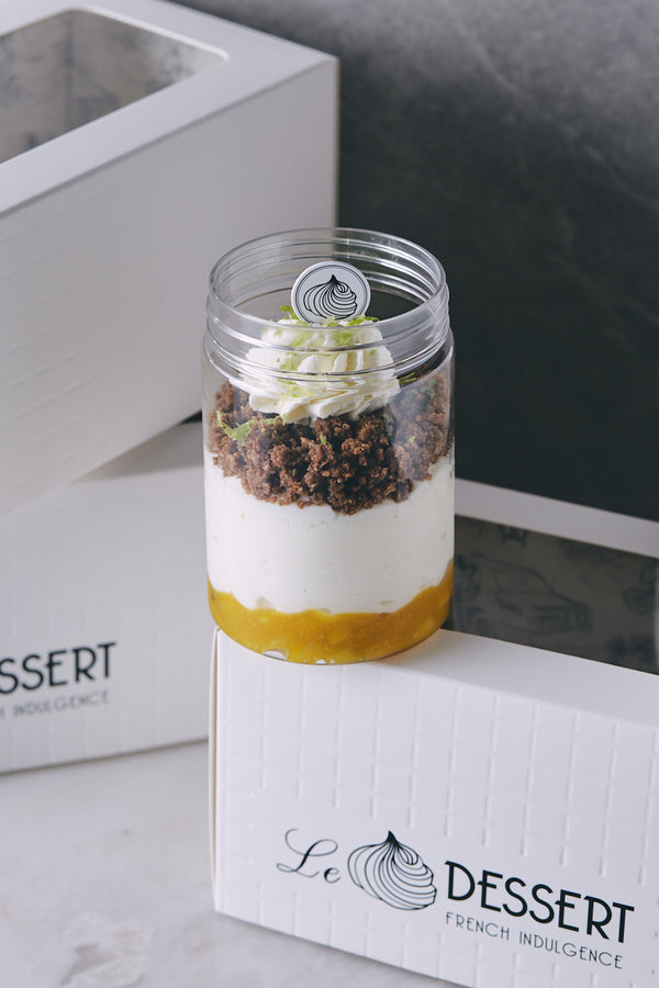 In-a-jar Passion Cheesecake