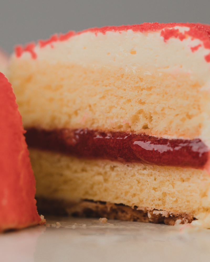 Mother's Day Heart Cake