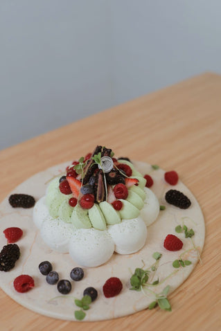 No7's Matcha Berries Pavlova