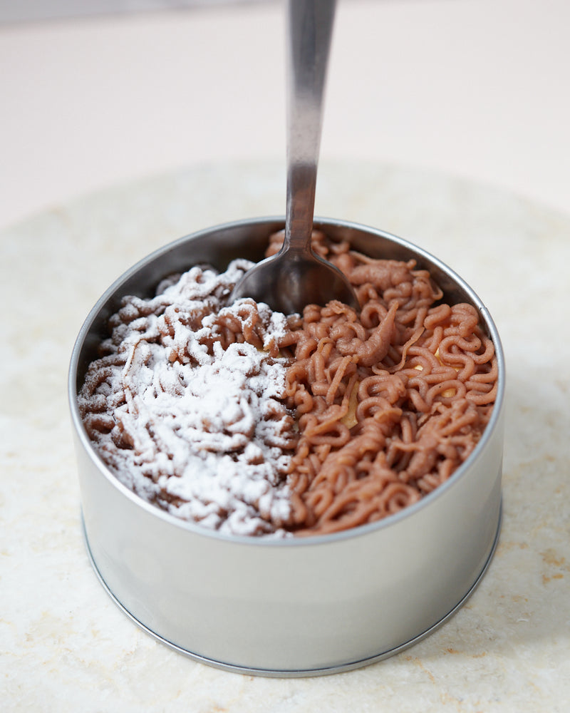 Freshly Made Mont Blanc Tin for Cheese Club