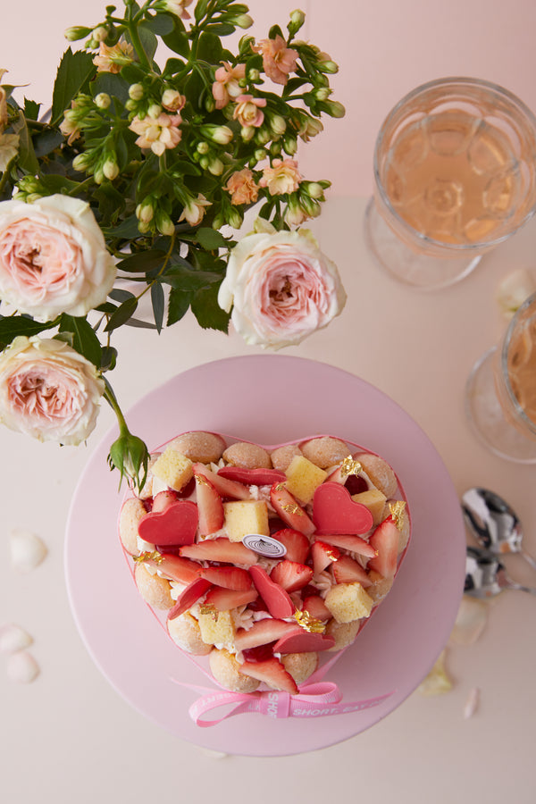 Valentine's Day Charlotte Cake