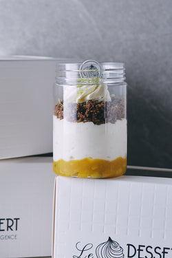 In-a-jar Passion Cheesecake