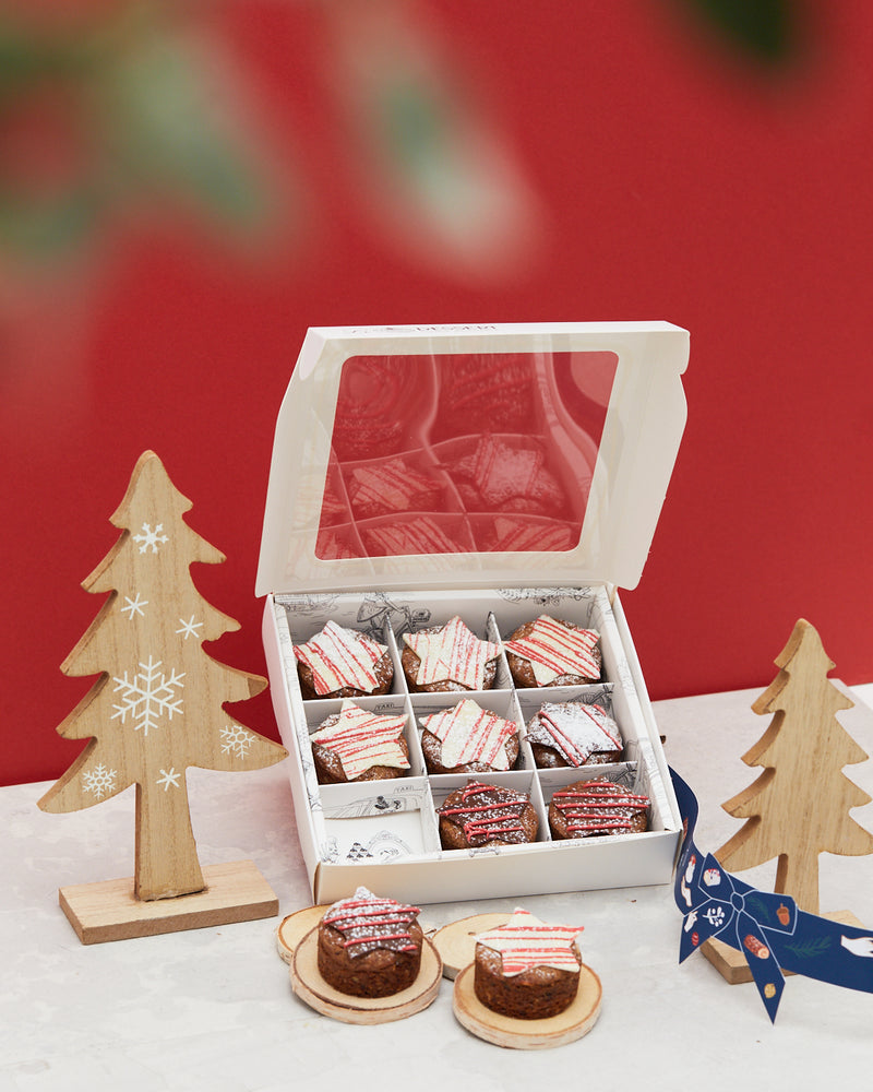 Mini Star Cookies Box (9 pieces) - Christmas Edition